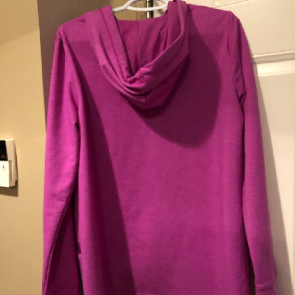 Roots 73 Fuschia Pink Hoodie Womens Wear Size Medium - Has Stain - Picture 5 of 9